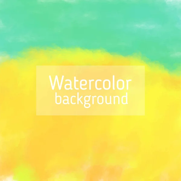 Abstract Vector Hand Drawn Watercolor Background Colourful Template Blank Place — Stock Vector