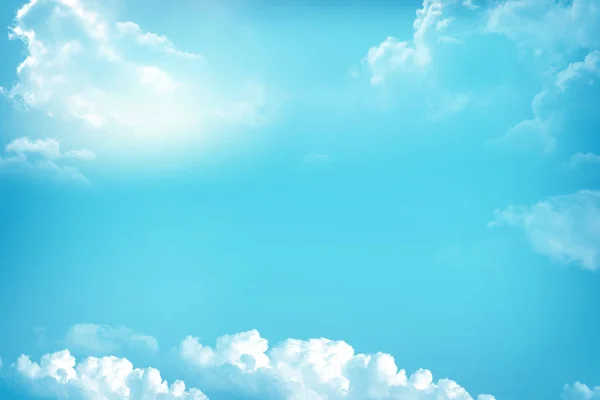 Небо Облака Предпосылки Оформления Открытки Текста Печати — стоковое фото