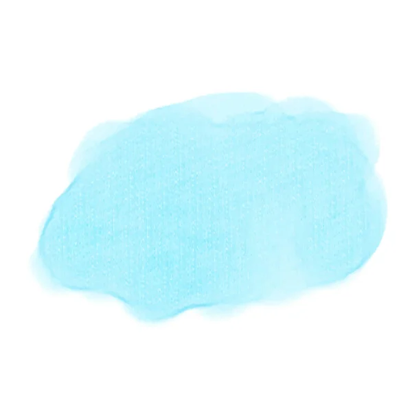 Tache Bleue Aquarelle Abstraite Peinte Main Eps10 — Image vectorielle