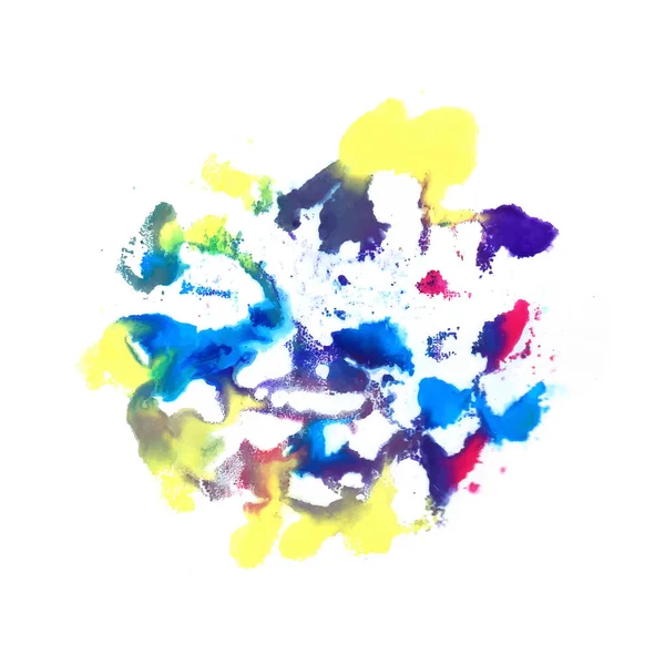 Macchia colorata, acquerello astratto dipinto a mano sfondo — Vettoriale Stock