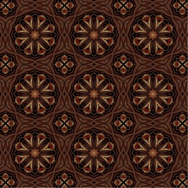 Soyut desen soyut geometrik çiçek tarzı ile. Yinelenen örnek şekil ve çizgi. Modern iç mekan tasarımı, duvar kağıdı, tekstil sanayî için.