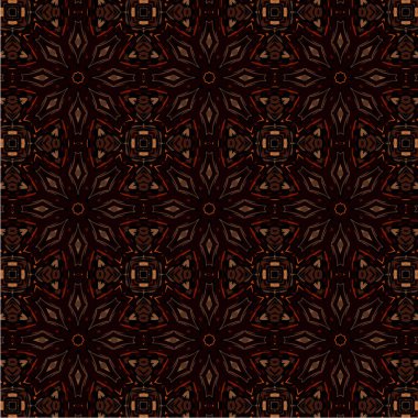 Soyut desen soyut geometrik çiçek tarzı ile. Yinelenen örnek şekil ve çizgi. Modern iç mekan tasarımı, duvar kağıdı, tekstil sanayî için.