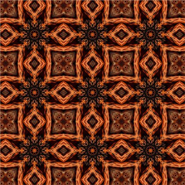 Soyut desen soyut geometrik çiçek tarzı ile. Yinelenen örnek şekil ve çizgi. Modern iç mekan tasarımı, duvar kağıdı, tekstil sanayî için.