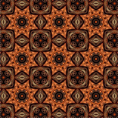 Soyut desen soyut geometrik çiçek tarzı ile. Yinelenen örnek şekil ve çizgi. Modern iç mekan tasarımı, duvar kağıdı, tekstil sanayî için.