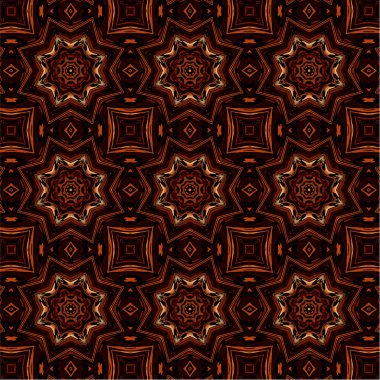 Soyut desen soyut geometrik çiçek tarzı ile. Yinelenen örnek şekil ve çizgi. Modern iç mekan tasarımı, duvar kağıdı, tekstil sanayî için.