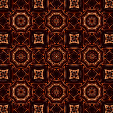 Soyut desen soyut geometrik çiçek tarzı ile. Yinelenen örnek şekil ve çizgi. Modern iç mekan tasarımı, duvar kağıdı, tekstil sanayî için.