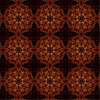 Soyut desen soyut geometrik çiçek tarzı ile. Yinelenen örnek şekil ve çizgi. Modern iç mekan tasarımı, duvar kağıdı, tekstil sanayî için.