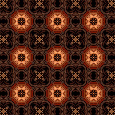 Soyut desen soyut geometrik çiçek tarzı ile. Yinelenen örnek şekil ve çizgi. Modern iç mekan tasarımı, duvar kağıdı, tekstil sanayî için.