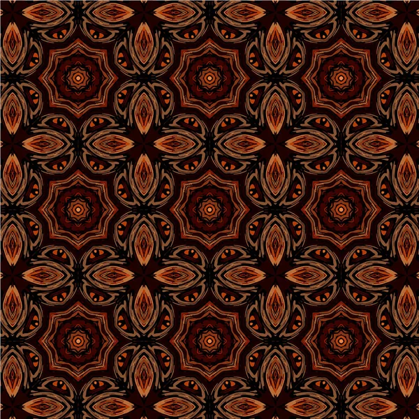 Soyut desen soyut geometrik çiçek tarzı ile. Yinelenen örnek şekil ve çizgi. Modern iç mekan tasarımı, duvar kağıdı, tekstil sanayî için.