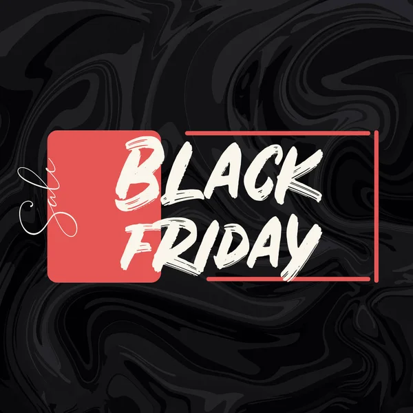 Black Friday Venda Grunge Banner Fundo Textura Para Cartão Design — Vetor de Stock