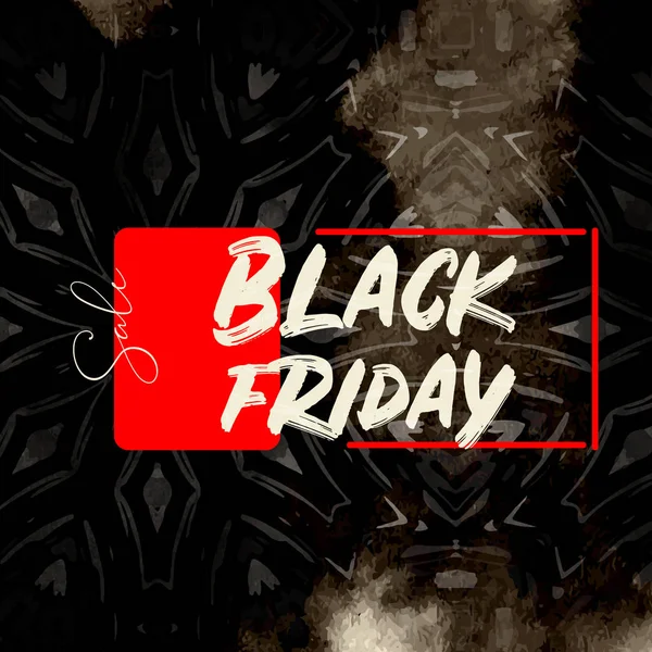 Black Friday Venda Grunge Banner Fundo Textura Para Cartão Design — Vetor de Stock