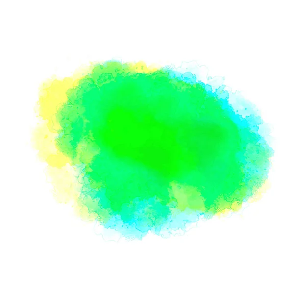 Tache Colorée Aquarelle Abstraite Peinte Main Eps10 — Image vectorielle