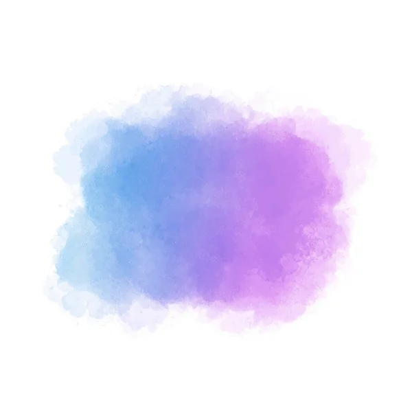Farbenfroher Fleck, Aquarell abstrakter handbemalter Hintergrund — Stockvektor