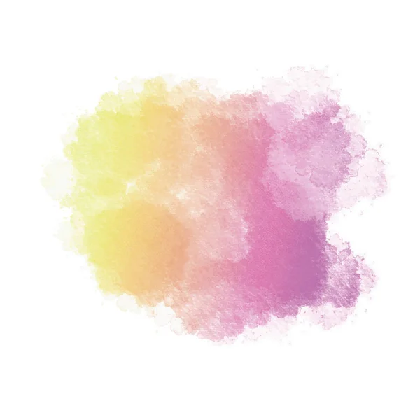 Tache Colorée Aquarelle Abstraite Peint Main Fond — Image vectorielle