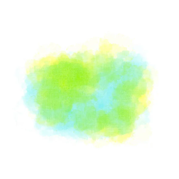Farbenfroher Fleck Aquarell Abstrakter Handbemalter Hintergrund — Stockvektor