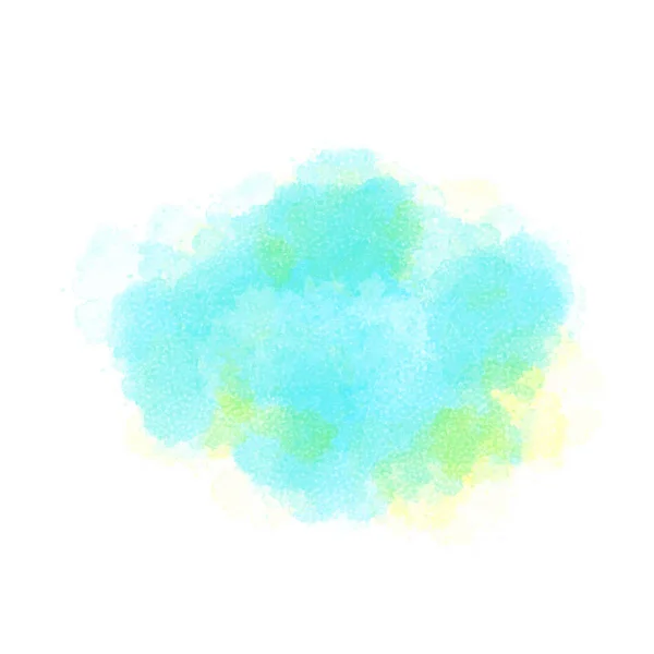 Farbenfroher Fleck Aquarell Abstrakter Handbemalter Hintergrund — Stockvektor