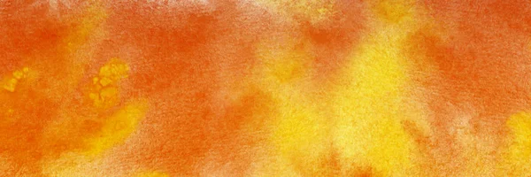 Gelb-orangefarbener Hintergrund. Aquarell-Effekt. — Stockfoto