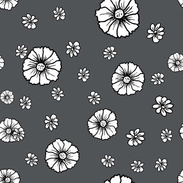 Design template. Seamless floral background pattern. EPS 10 — Stock Vector