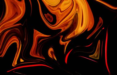 Soyut sıvı arka plan. Dijital sanat soyut desen.