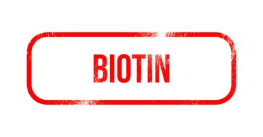 Biotin - kırmızı grunge lastikler, damga