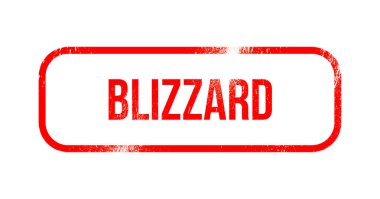 Blizzard - kırmızı grunge lastikler, damga