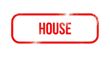 ev - kırmızı grunge lastikler, damga