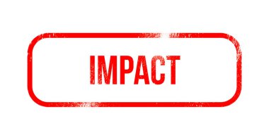 Etki - kırmızı grunge lastikler, damga