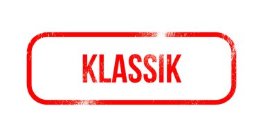 Klassik - kırmızı grunge lastikler, damga