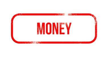 para - kırmızı grunge lastikler, damga