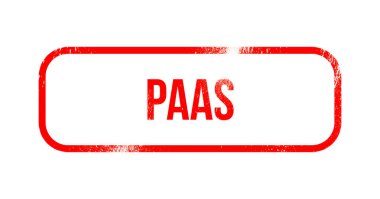 PaaS - kırmızı grunge lastikler, damga
