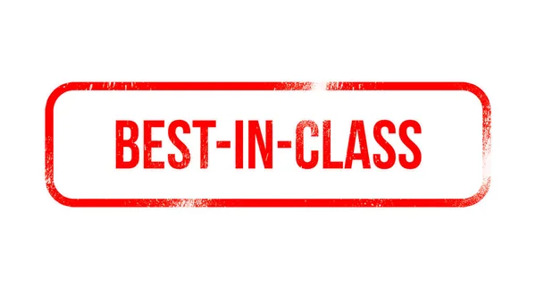 Best Class Rode Grunge Rubber Stempel — Stockfoto
