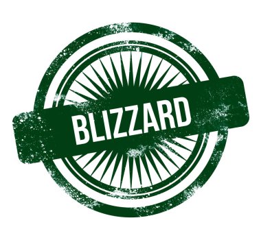 Blizzard - yeşil grunge damgası