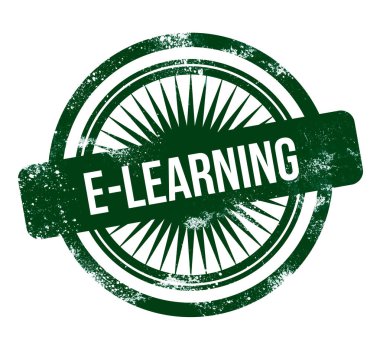 E-öğrenme - yeşil pul