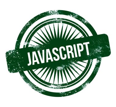 JavaScript - yeşil grunge damgası