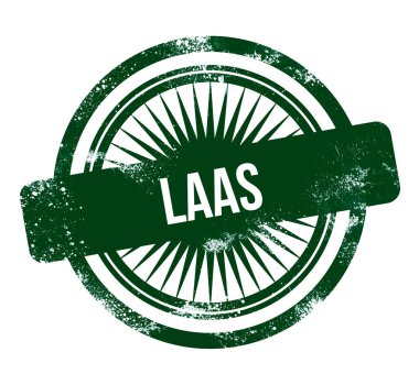 Laas - yeşil grunge damgası