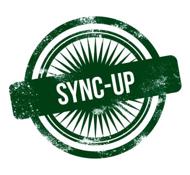 Eşitleme-up - yeşil grunge damgası