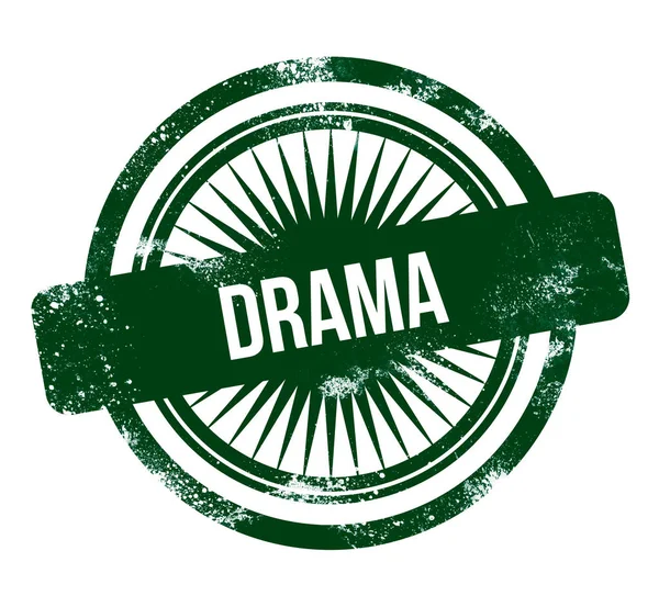 Drama - yeşil grunge damgası