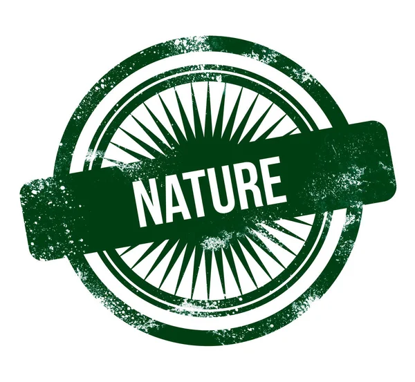 Natura Zielony Znaczek Grunge — Zdjęcie stockowe