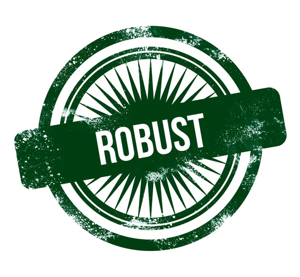 Robust Green Grunge Stamp — Stock Photo, Image