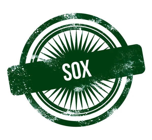 Sox Timbre Grunge Vert — Photo