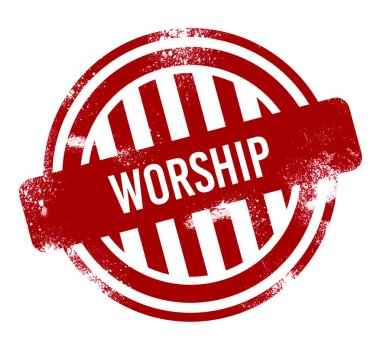 Tapma - kırmızı grunge düğmesi, damga