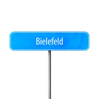 Bielefeld - şehir işareti, yer adı işareti