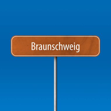 Braunschweig - şehir işareti, yer adı işareti
