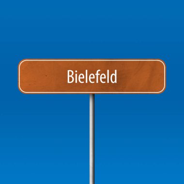 Bielefeld - şehir işareti, yer adı işareti