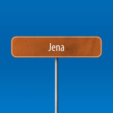 Jena şehir işareti - yer-adı