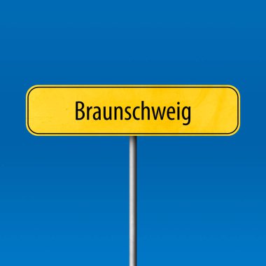 Braunschweig - şehir işareti, yer adı işareti