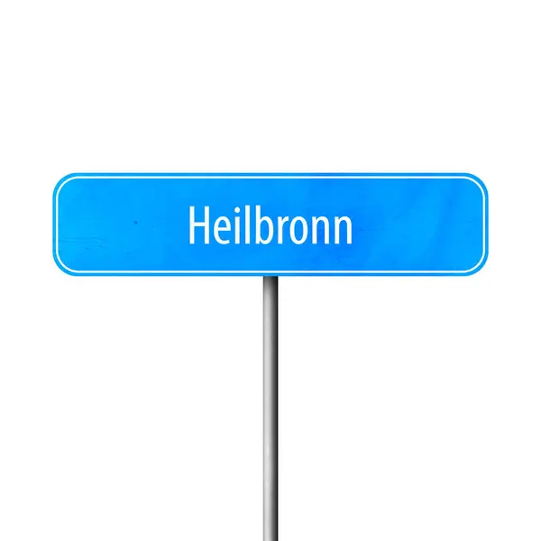 Heilbronn Letrero Ciudad Signo Nombre Lugar —  Fotos de Stock