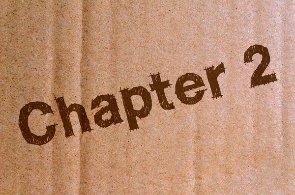 Bölüm 2 - karton, mukavva kahverengi harflerle