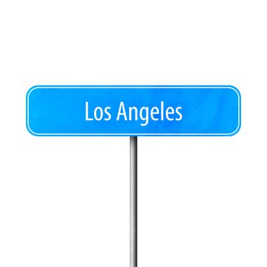 Los Angeles - şehir işareti, yer adı işareti