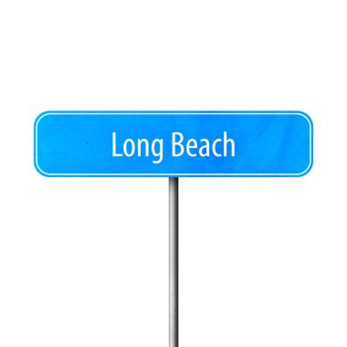 Long Beach - kasaba işareti, yer adı işareti